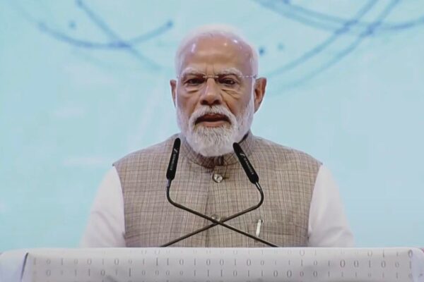 PM Narendra Modi addressing NXT Summit 2026 in New Delhi.