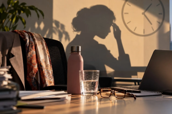 Indian professional woman working in an office